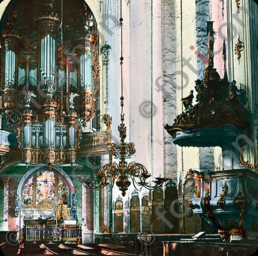 Orgel in der Marienkirche | Organ in St. Mary&#039;s Church  - Foto simon-79-033.jpg | foticon.de - Bilddatenbank für Motive aus Geschichte und Kultur